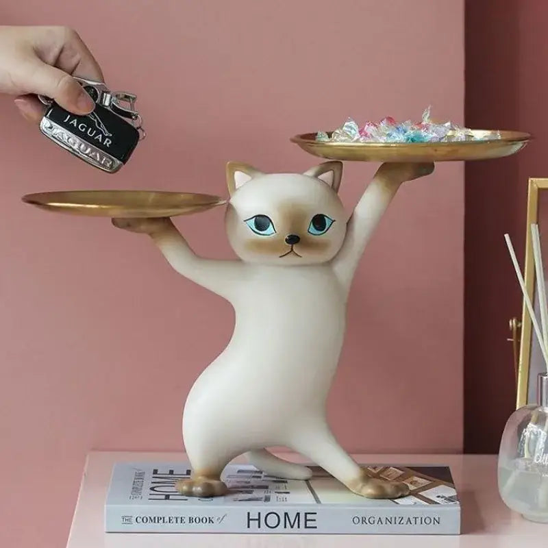 GobekUsa Cat Figurines Storage Tray Key Holder Decoration Gift, photo 2 of 10