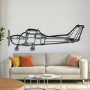 Skyhawk 172 Metal Aircraft Wall Art - NCP0126 by Navigate Craft