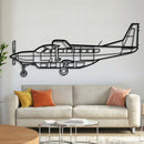 208 Caravan Metal Aircraft Wall Art - NCP0002