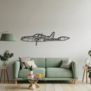310R Angle Metal Aircraft Wall Art - NCP0304