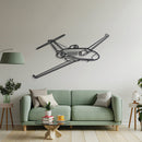 Citation M2 Angle Metal Aircraft Wall Art - NCP0049