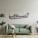R182 Metal Aircraft Wall Art - NCP0121 by Navigate Craft