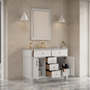James Martin Bellshire 48" Single Bathroom Vanity, Bright White