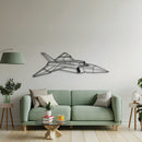 CF-105 Arrow Front Angle Metal Aircraft Wall Art - NCP0469