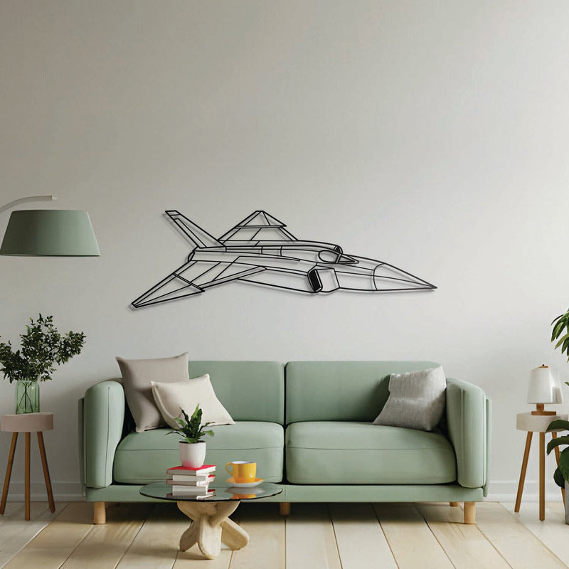 CF-105 Arrow Front Angle Metal Aircraft Wall Art - NCP0469