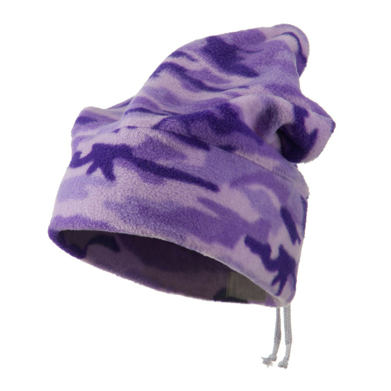 Camo Fleece Adjustable Hat