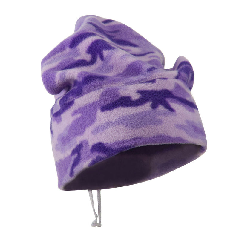 Camo Fleece Adjustable Hat