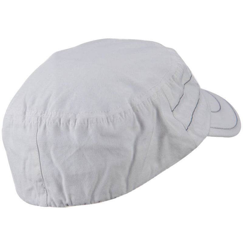 Checkered Flower Army Cap