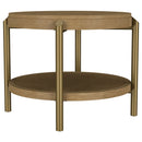 Benson - Round Coffee And End Table Set by HouseOfZazla