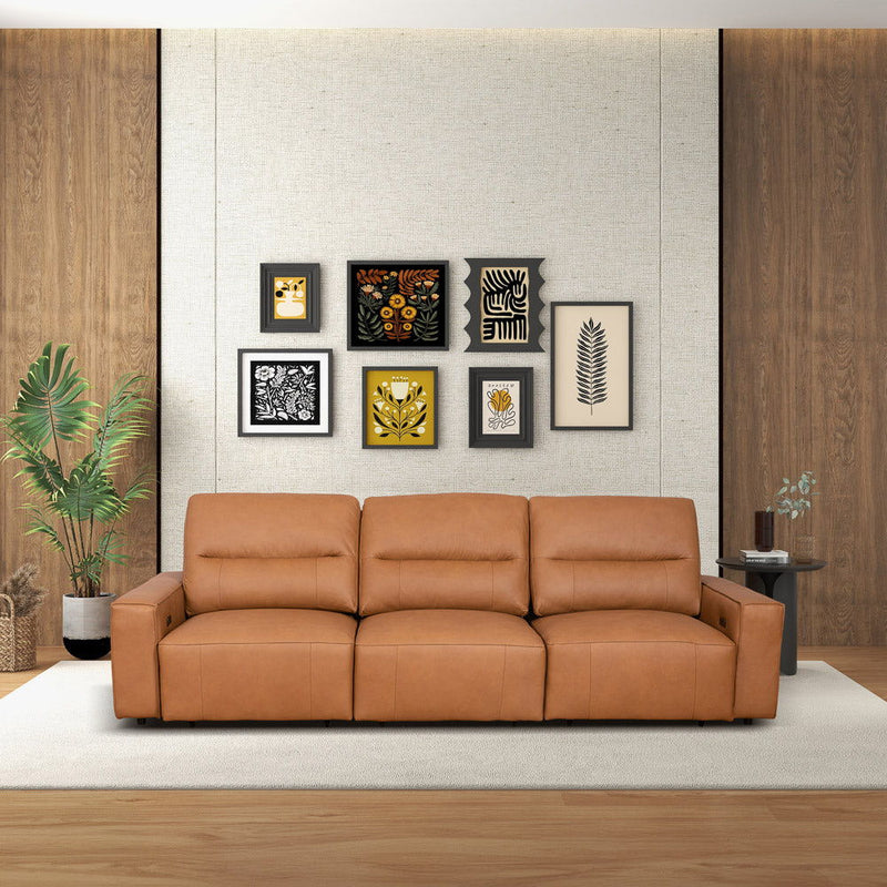 Grant - Triple Power Convertible Sofa - Cognac, photo 12 of 15