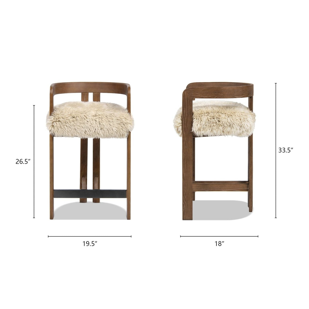 Millwick - Low Back Counter Stool, photo 18 of 22