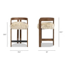 Millwick - Low Back Counter Stool by HouseOfZazla