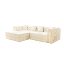 3-In-1 Convertible Sleeper Sofa With Movable Ottoman For Living Room by HouseOfZazla