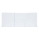 Gallegos - Dining Table With Leaf - White High Gloss