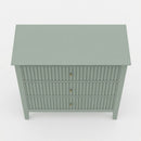 Fluted 3 Drawer Nightstand With Soft Close Slides by HouseOfZazla