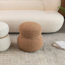 Snowman Stool With Cushion And Solid Wood Frame by Unique Piece Furniture