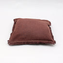The Handwoven Fringe Cotton-Linen Pillow