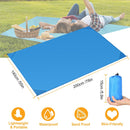Portable Beach Blanket 4.6Õ x 6.6Õ Waterproof Foldable Camping Rug Pocket Sandproof Picnic Mat for Camping Picnic Hiking Grass Travel