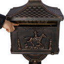 Cast Aluminum Mail Box, Postal Box, Mailbox by HouseOfZazla