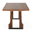 63" Rectangular Dining Table (Walnut) by HouseOfZazla