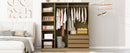 Doorless Storage Wardrobe For Dedroom With Shelves And 3 Drawers by HouseOfZazla