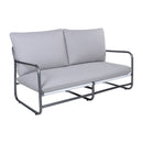 Outdoor Patio 2-Seater Aluminum Frame Loveseat