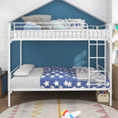 Space Saving Bunk Bed With Metal Frame And Ladder by Unique Piece Furniture