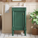 18" French Style Bathroom Cabinet with Storage