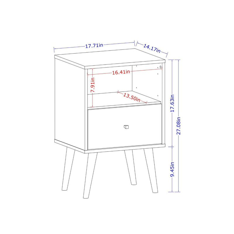 Liberty - Nightstand With 1 Drawer For Bedroom, photo 5 of 7