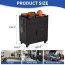 Rolling Tool Cabinet Heavy Duty Garage Storage With Lockable Doors & Drawers by HouseOfZazla