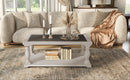 Vibe Haus Farmhouse Rectangular Coffee Table