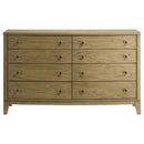 Menlo - 8 Drawer Dresser Cabinet - Natural