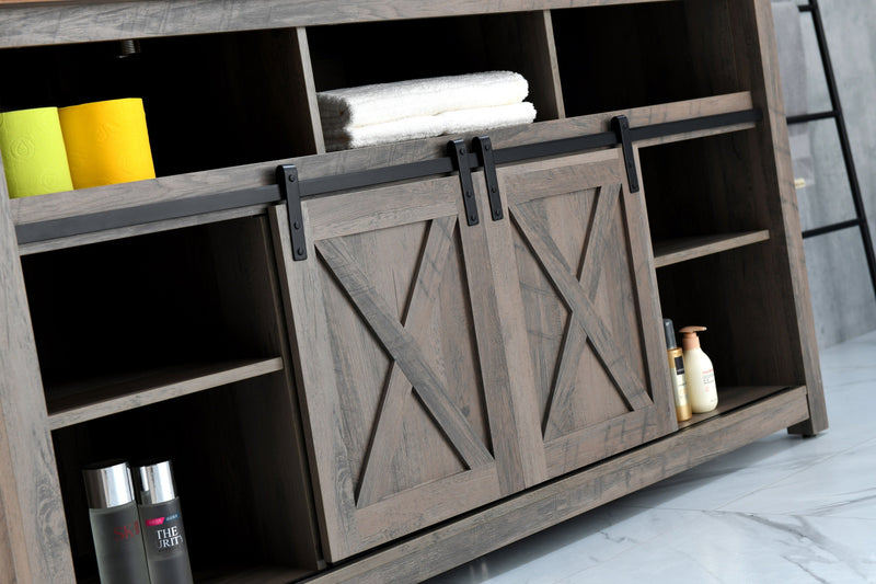 22.25" L -14.5" W -4.5" H Golden Handmade Glass Rectangle Vessel Bathroom Sink in Brown and Gold Fusion Finish with Faucet and Pop-Up Drain in Matte Black