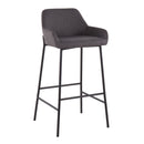 Daniella - Industrial Fixed Height Bar Stool (Set of 2) by HouseOfZazla
