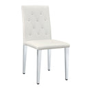 Dining Chairs With Ergonomic Buckle Backrest For Home