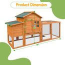 80" Chicken Coop with Nest Box