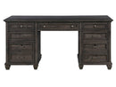 Sutton Place - Executive Desk - Weathered Charcoal