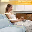 Elegant Sofa With Ergonomic Design And Lumbar Pillows by HouseOfZazla