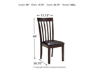 Hammis - Dining UPH Side Chair (Set of 2) - Dark Brown