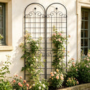 Metal Garden Trellis For Climbing Plants Outdoor Rustproof Plant Support Rose Trellis Netting Trellis by Unique Piece Furniture