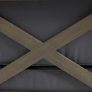Brava - X Back Corner Bench by HouseOfZazla