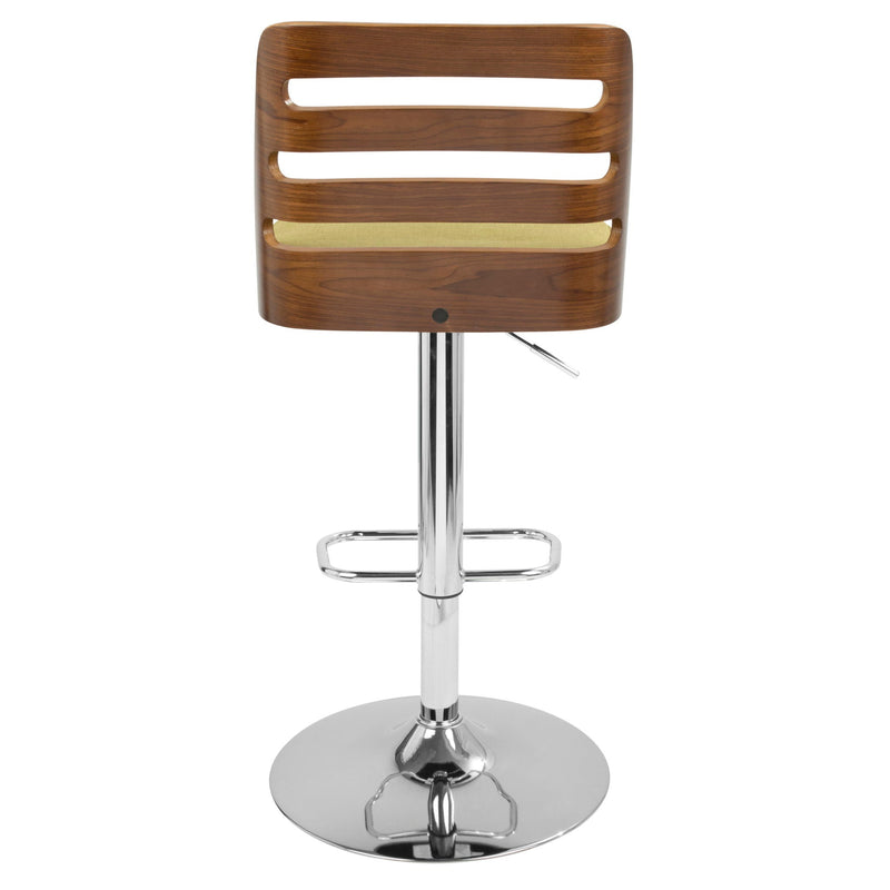 Trevi - Mid Century Modern Adjustable Barstool With Swivel, photo 4 of 4