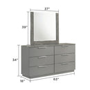 Elara - Dresser With Spacious Drawers - Gray