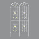 Garden Metal Trellis Rustproof Trellis For Climbing Plants Outdoor Flower Support by HouseOfZazla
