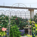 Metal Garden Arch Garden Arbor Trellis Climbing Plants Support Rose Arch Outdoor Arch by HouseOfZazla
