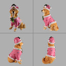 Christmas Golden Retriever Statue
