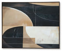 Ewanford - Wall Art - Black / Brown / Tan by Unique Piece Furniture