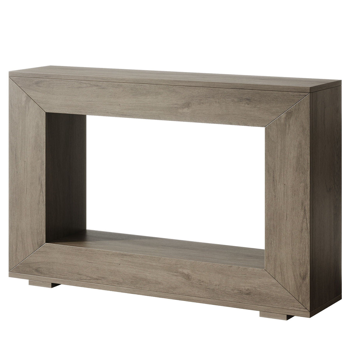 Narrow Entryway Storage Console Table With Open Shelf, photo 3 of 12