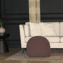 Semi Rounded Pouf, Cable Knitted, Perfect Seating by HouseOfZazla