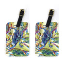Crab All Over Luggage Tag